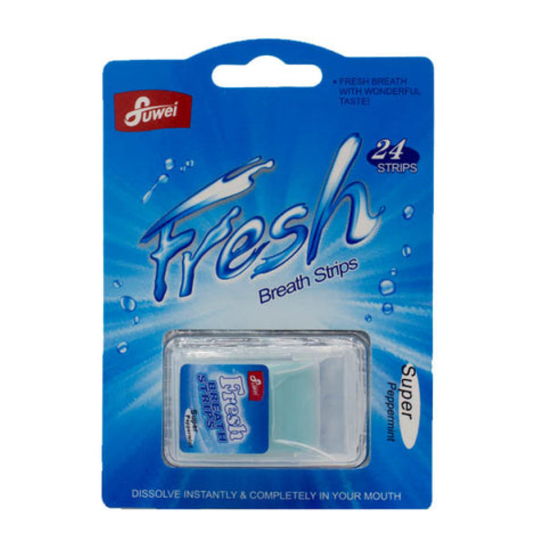 FRESH BREATH STRIPS SUPER PEPPERMINT